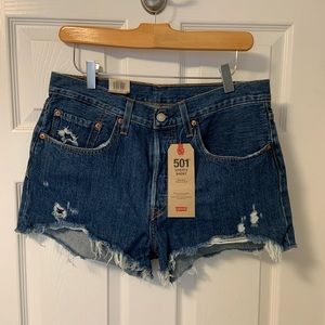 NWT Levi’s 501 High Rise Shorts
